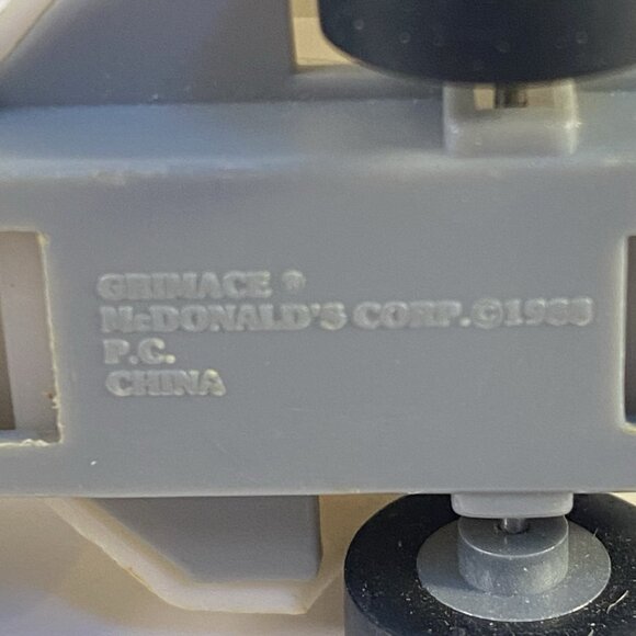 Vintage 1988 McDonald’s Race Car Set Ronald Grimace (2) and Hamburglar - Picture 6 of 6